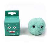 Bolinha Com Som de Bichos para Gatos - Azul (Sapo)