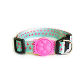 Coleira Premium Ajustável - Flamingo