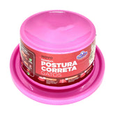 Comedouro Postura Correta para Gato - Rosa