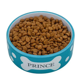 Comedouro Porcelana Principe para Cães - Azul - 750ml