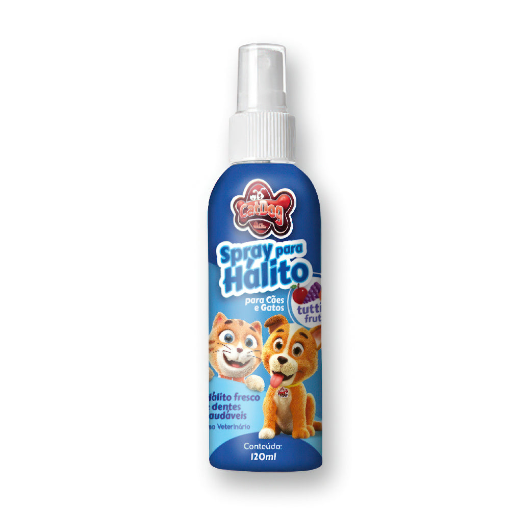 Spray Bom Hálito para Cachorros e Gatos - Tutti-Frutti 120ml