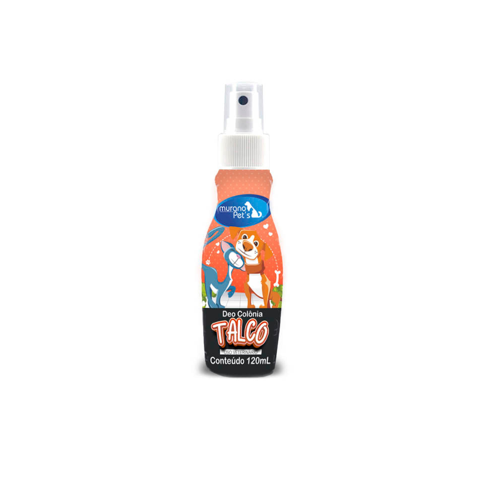 Colônia Fragrância Talco para Cães e Gatos - 120ml