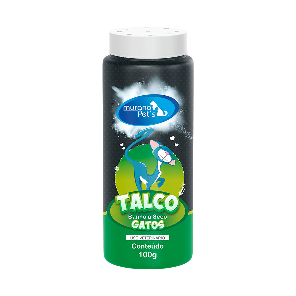 Talco Banho a Seco para Gatos - 100g