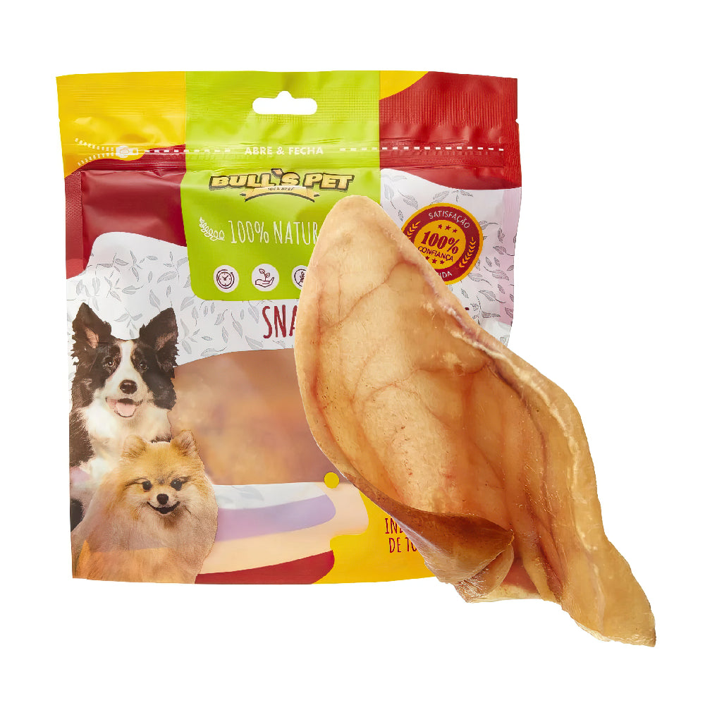 Petisco Natural Orelha Suína para Cães - 1 un.