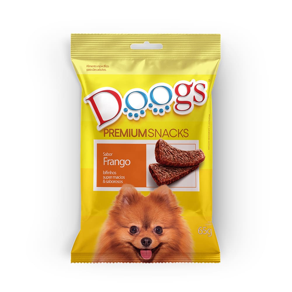 Bifinho Doogs Frango para Cães - 65g