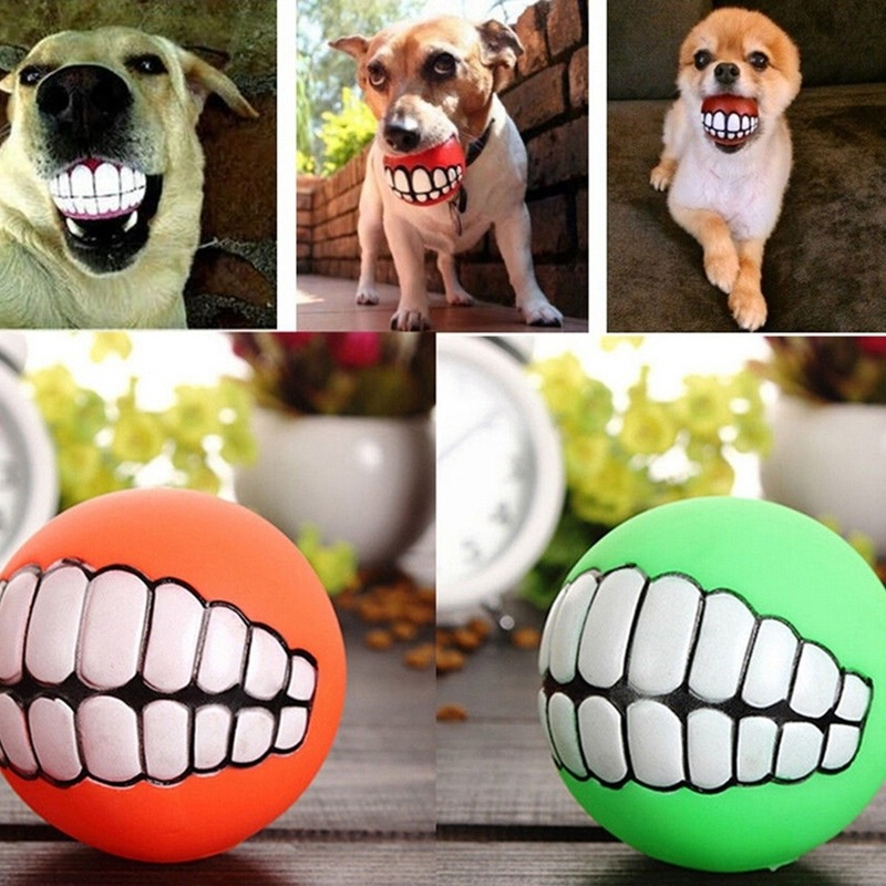 Brinquedo para Cachorro Bola Sorridente